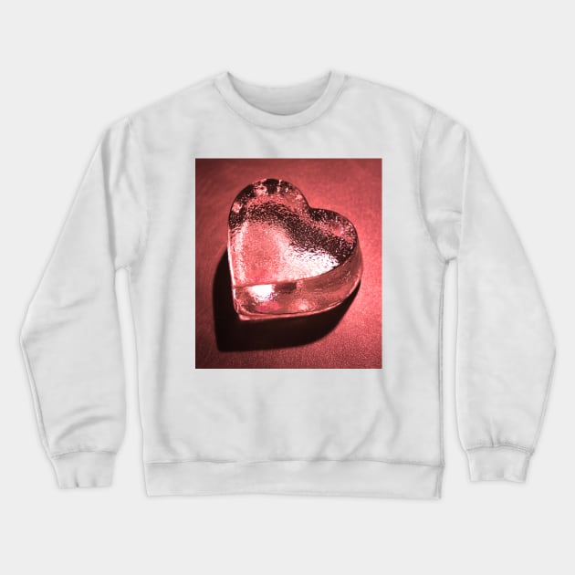 Heart of Glass Crewneck Sweatshirt by RedHillDigital